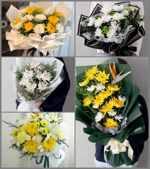 北京丰台区方庄地区紫芳园南里社区白事花束代送